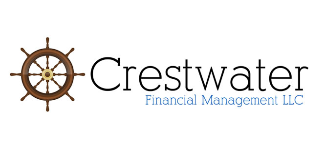 Crestwater Financial logo design